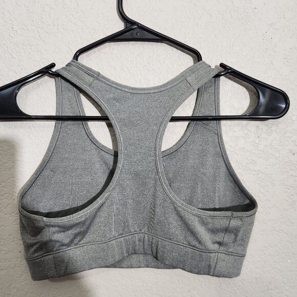 Nike Pro Dri-Fit Gray Medium Racerback Sports Bra - Picture 5 of 9